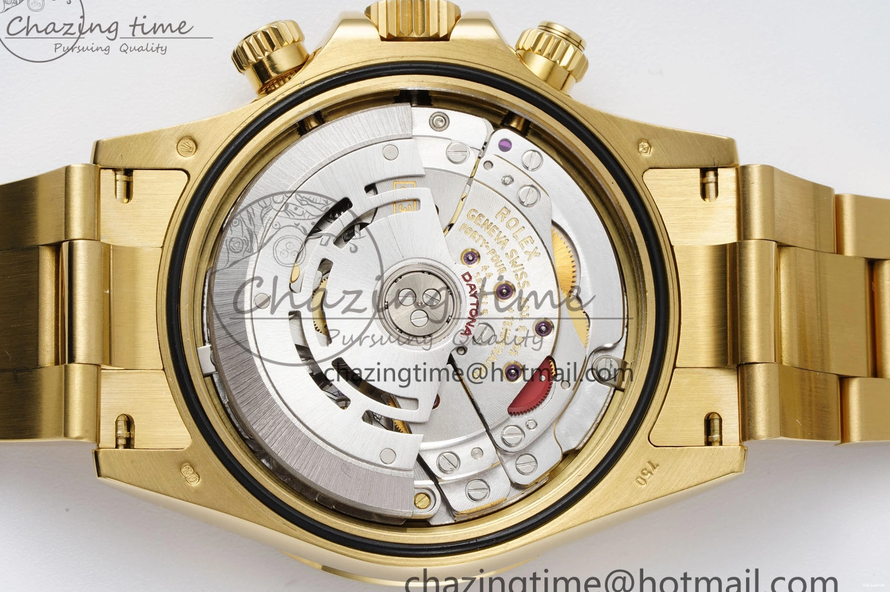 1:1 BTF Best SA4130 Daytona Black YG Bracelet Edition on 116508 YG Dial 0109